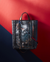 Chanel Graffiti Multicolor Canvas Tote Bag