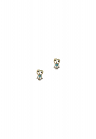Blue Crystals Clip-On Earrings