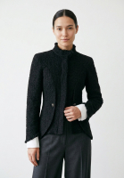 Chanel Black Jacket With White Cuffs