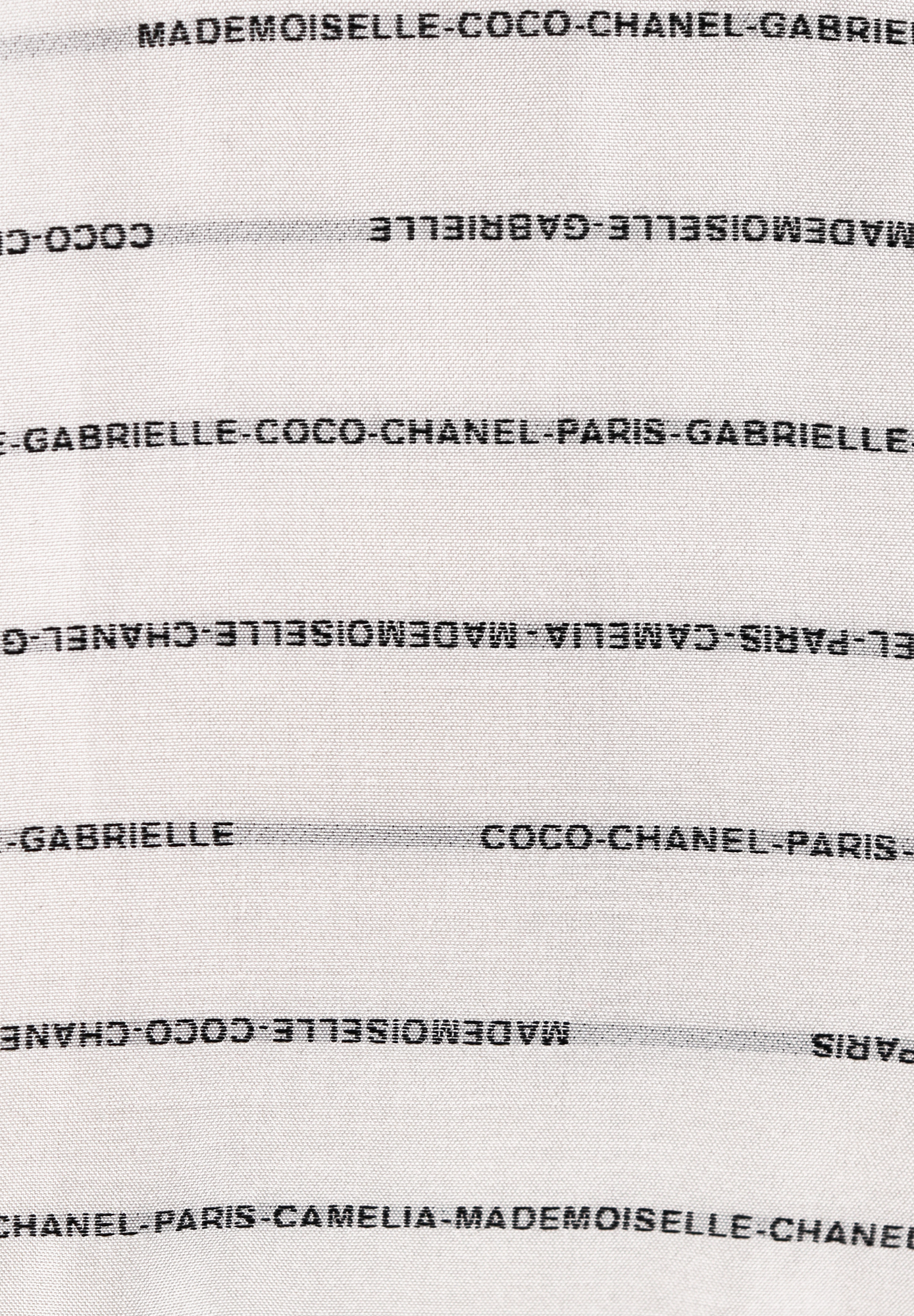 Chanel Silk Striped Blouse