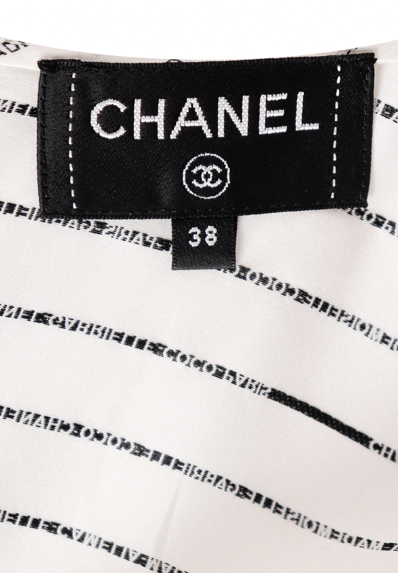 Chanel Silk Striped Blouse