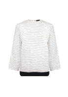 Chanel Silk Striped Blouse