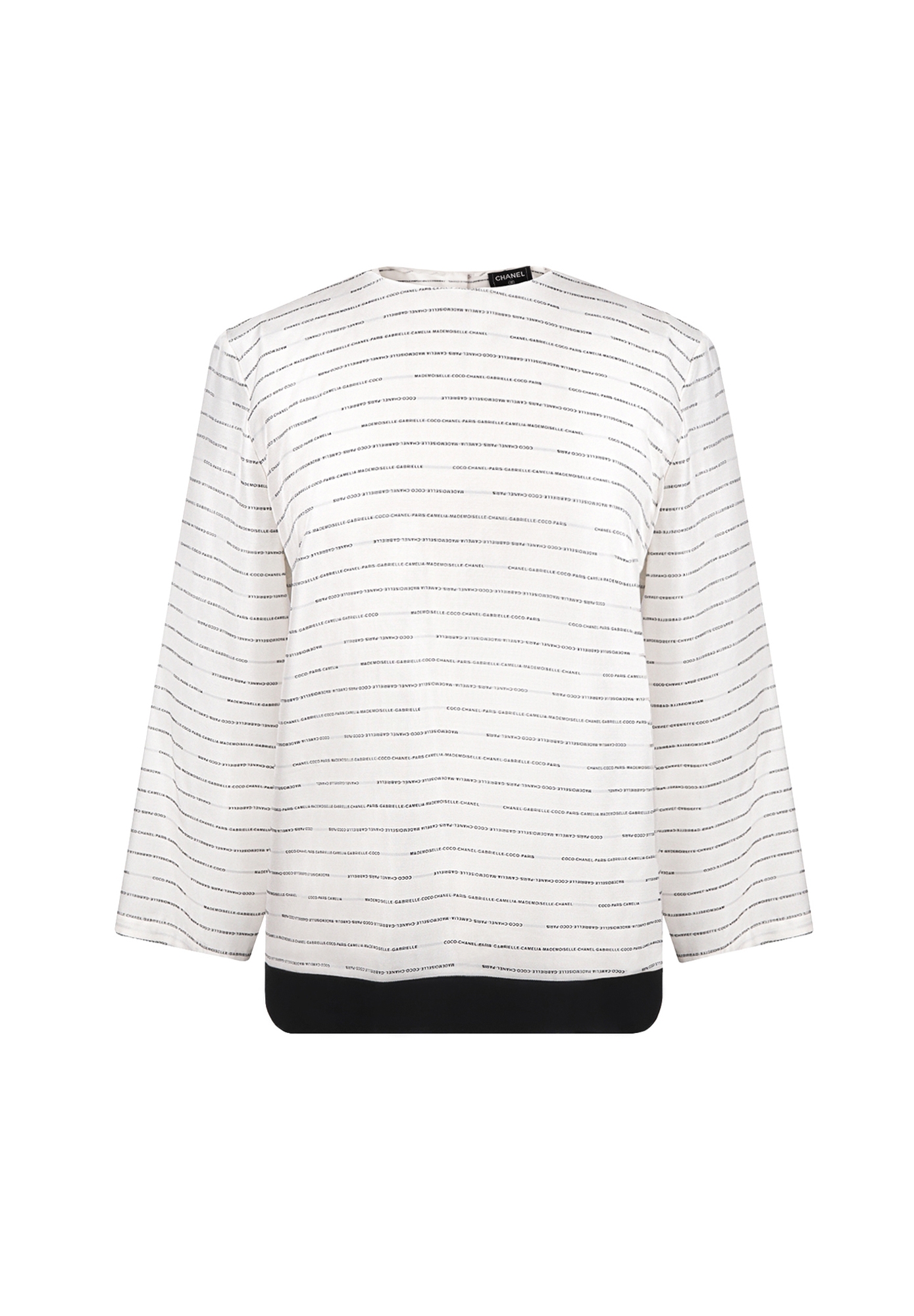 Chanel Silk Striped Blouse