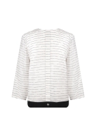 Chanel Silk Striped Blouse