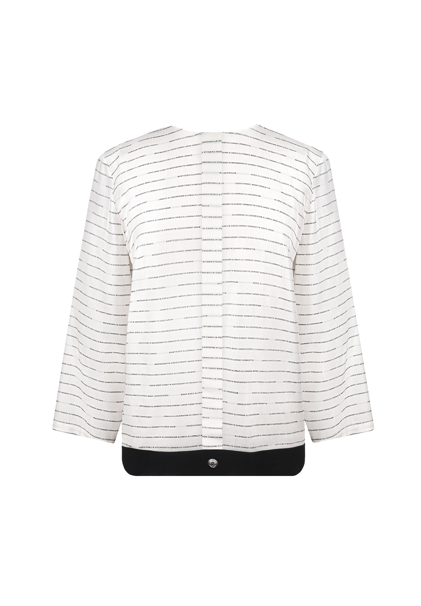 Chanel Silk Striped Blouse