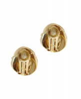 Christian Dior Shell Clip-On Earrings