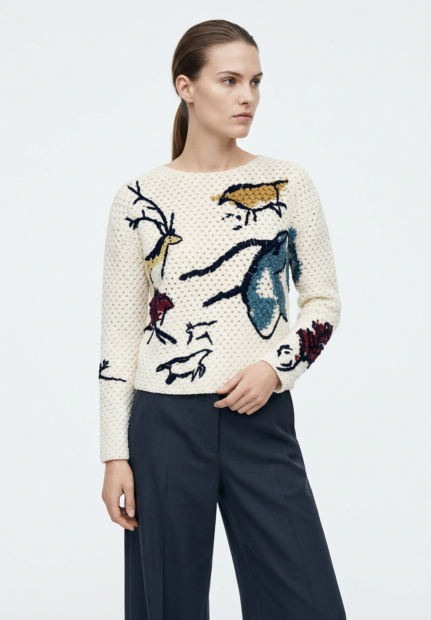 Christian Dior Sauvage Knitted Sweater