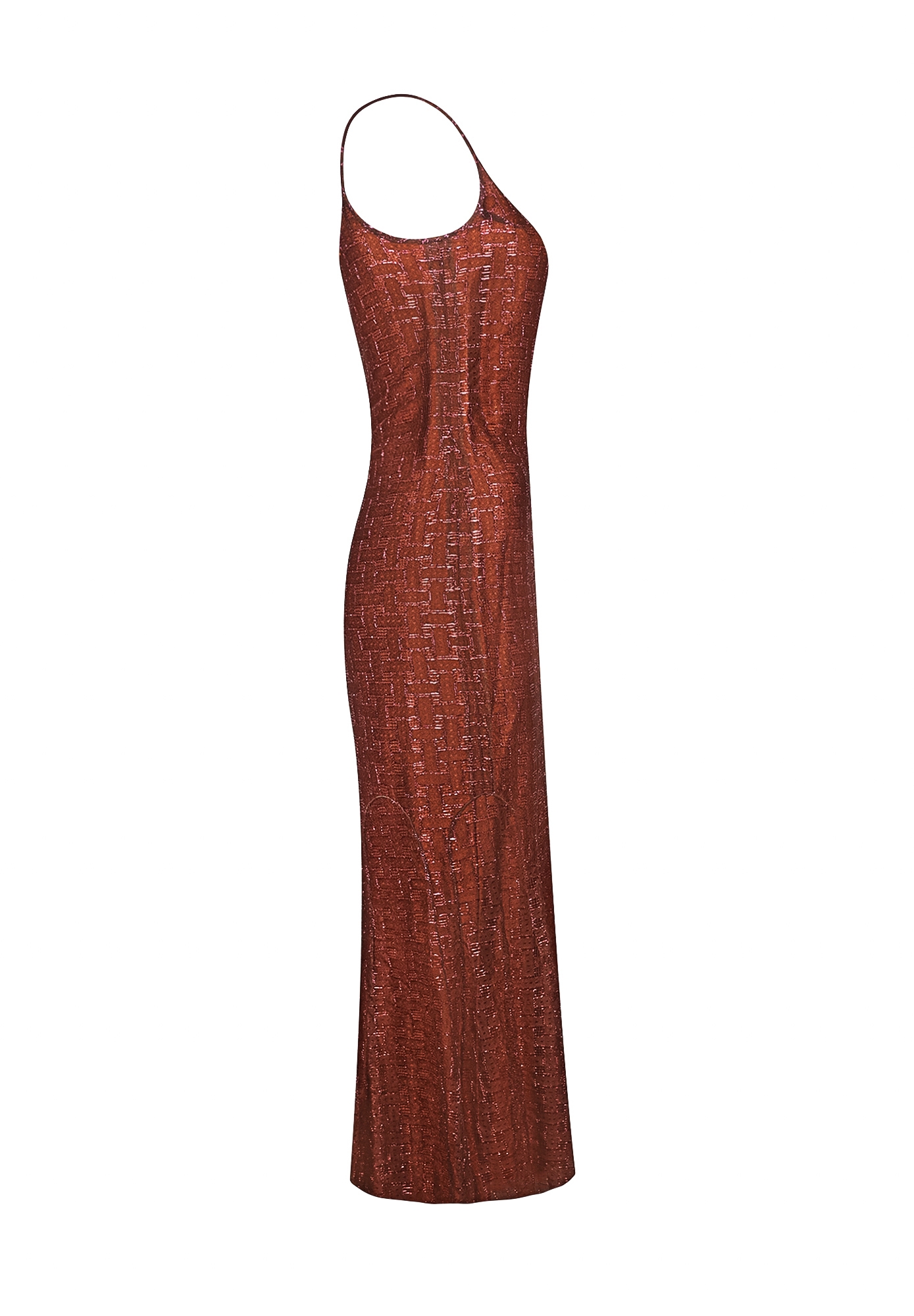 Chanel Brown Evening Gown