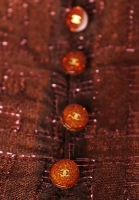 Chanel Brown Evening Gown