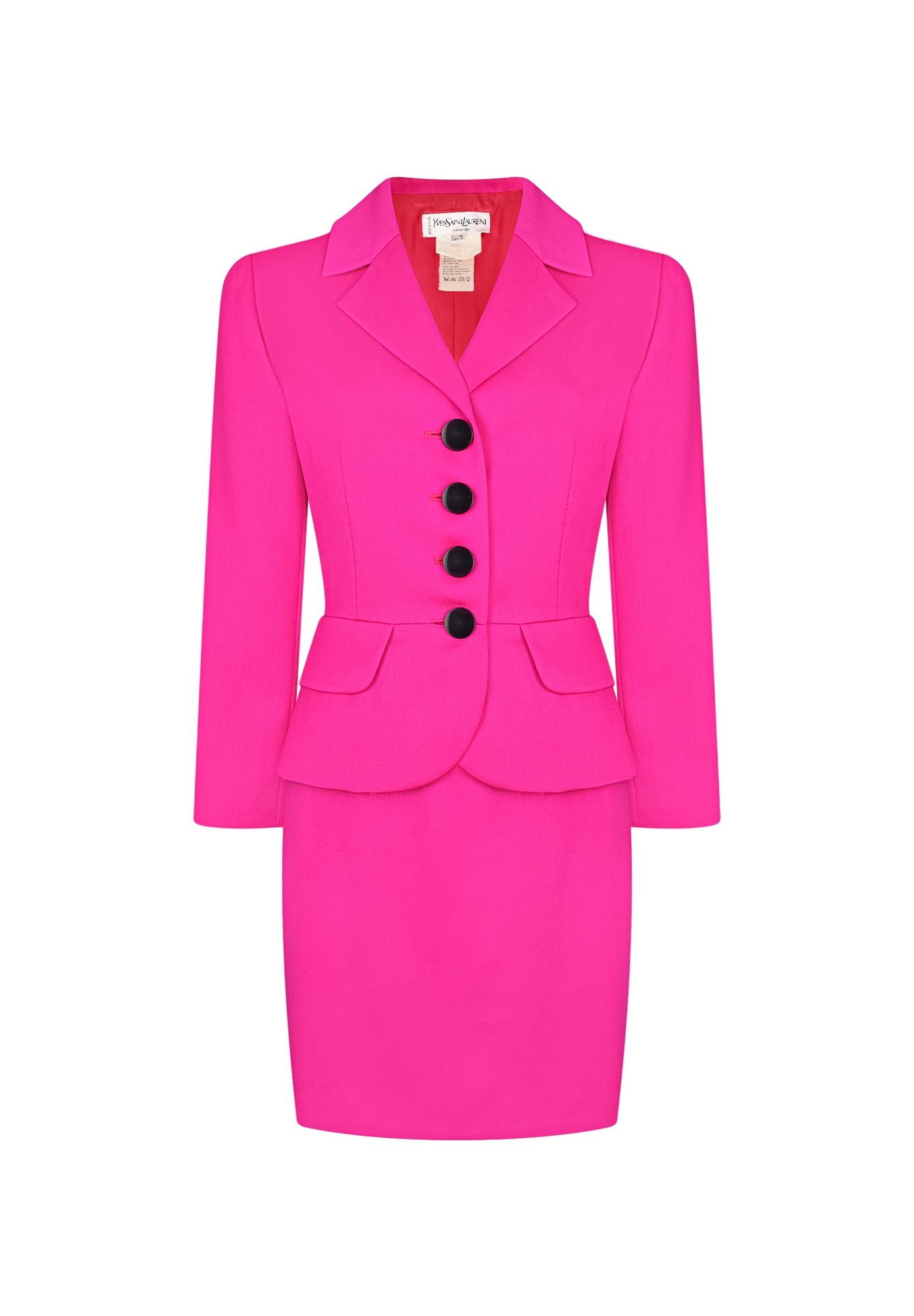 Yves Saint Laurent Bright Pink Suit