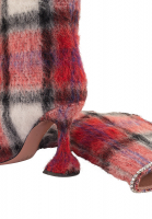 Amina Muaddi Red Boots