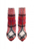 Amina Muaddi Red Boots