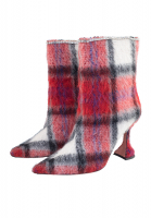 Amina Muaddi Red Boots