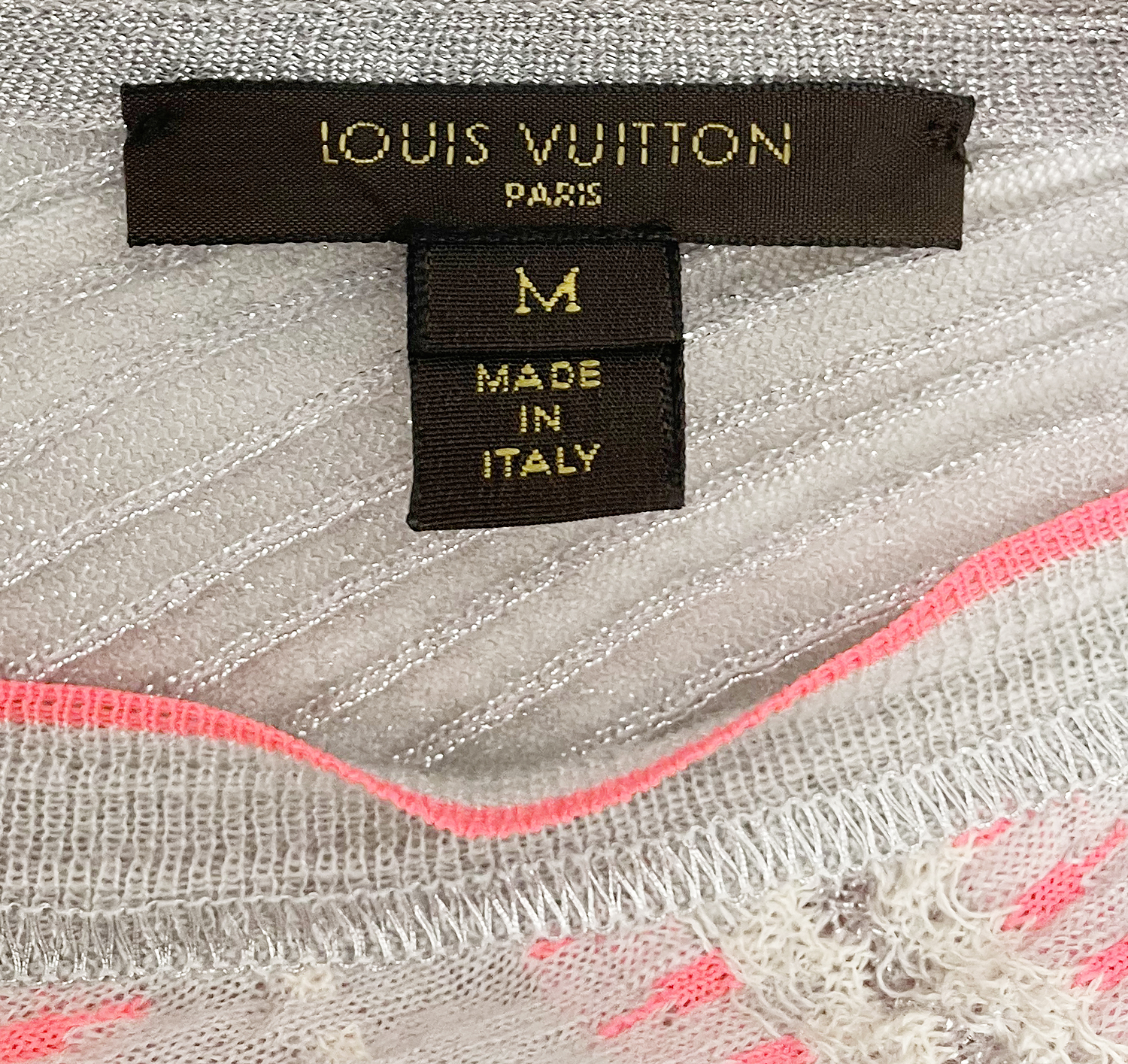 Louis Vuitton Grey Knitted Top