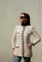 Chanel Haute Couture Trimmed Jacket