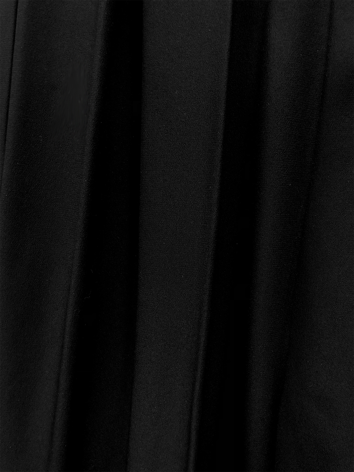 Chanel Black Pleated Skirt