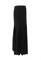 Chanel Black Pleated Skirt