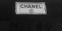 Chanel Black Pleated Skirt