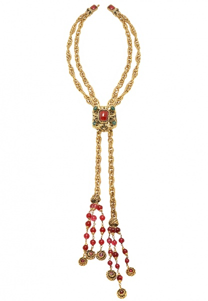 Chanel Luxurious Gripoix Crystals Necklace