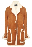 Chanel Sheepskin Short Overcoat