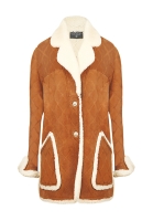 Chanel Sheepskin Short Overcoat