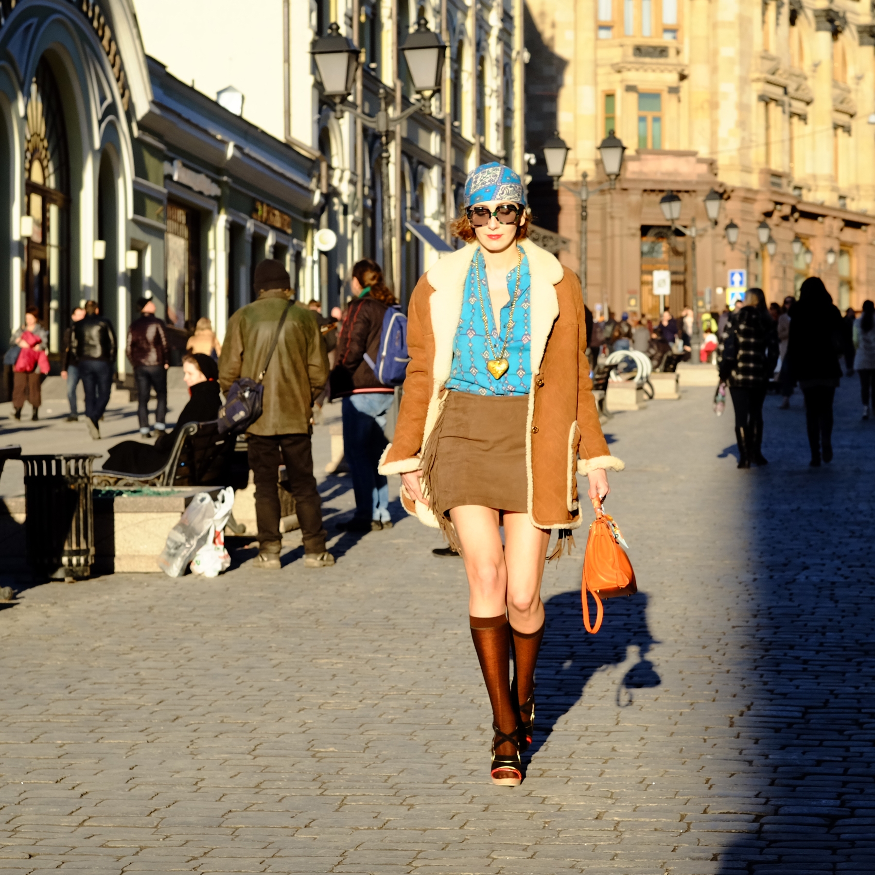 Chanel Sheepskin Short Overcoat