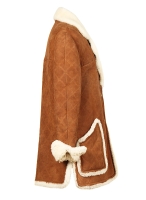 Chanel Sheepskin Short Overcoat
