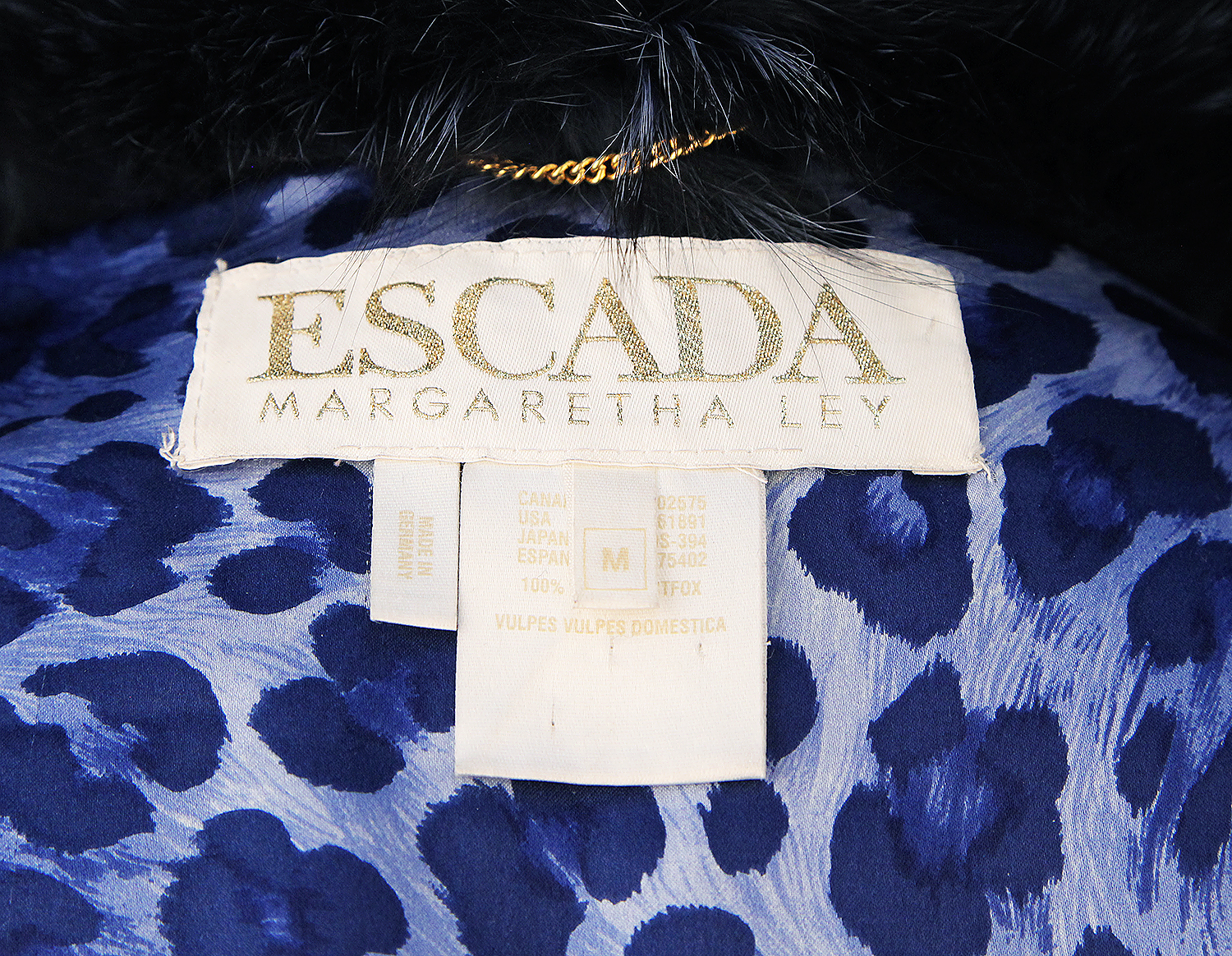 Escada Fox Fur Coat
