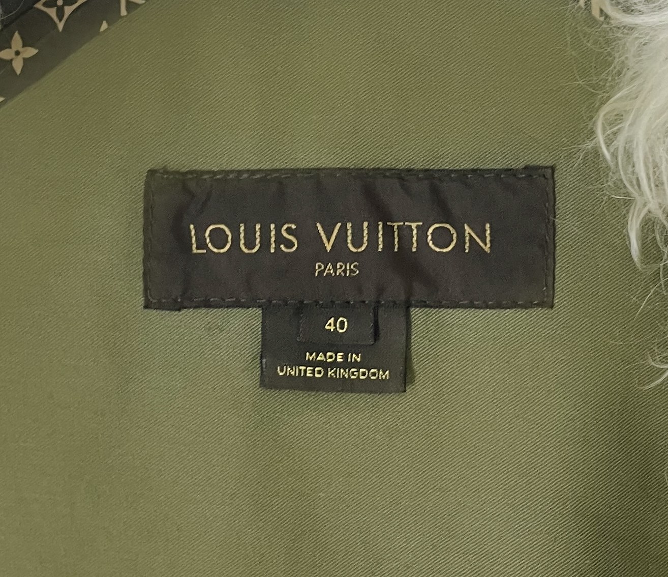 Louis Vuitton Fur Raincoat