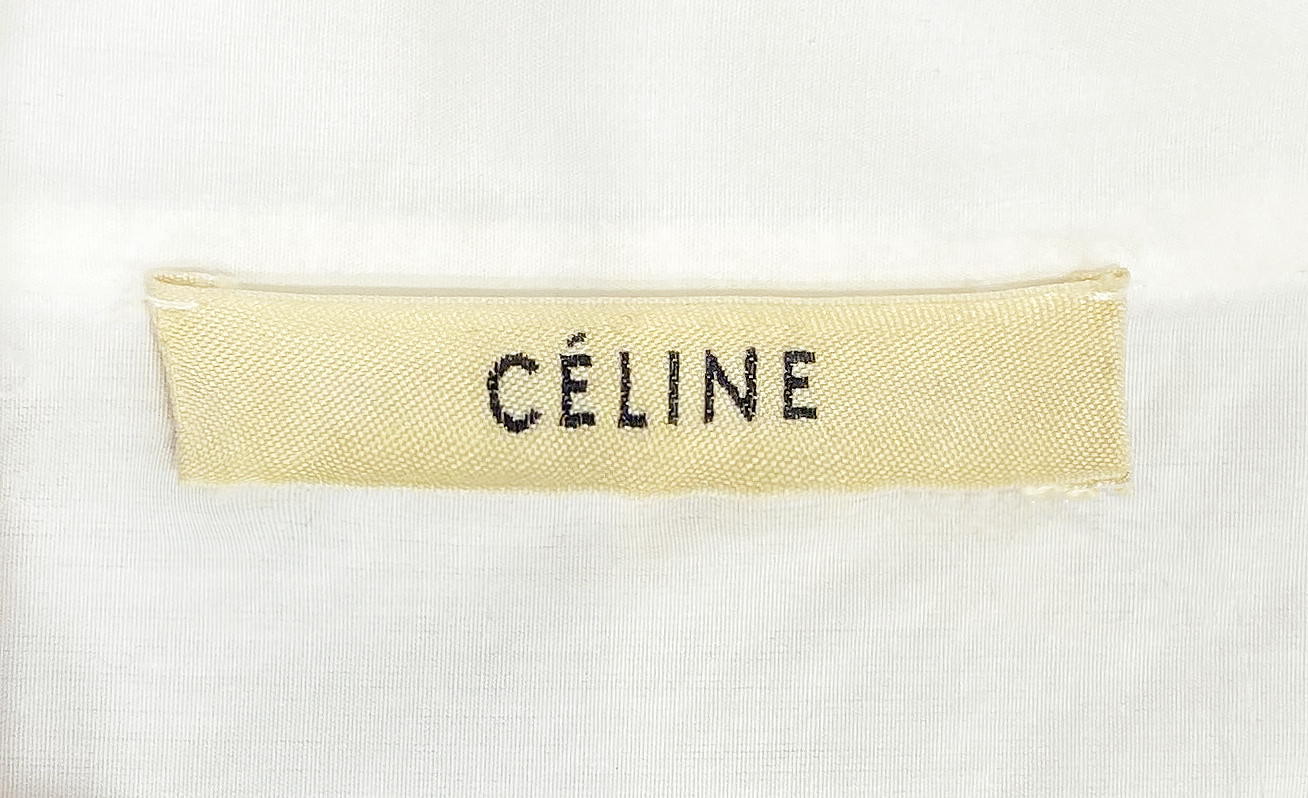 Celine White Blouse With Ties