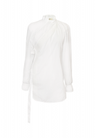 Celine White Blouse With Ties