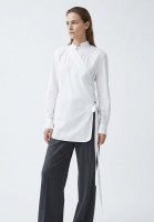 Celine White Blouse With Ties