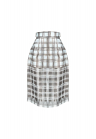 Loro Piana Plaid Skirt