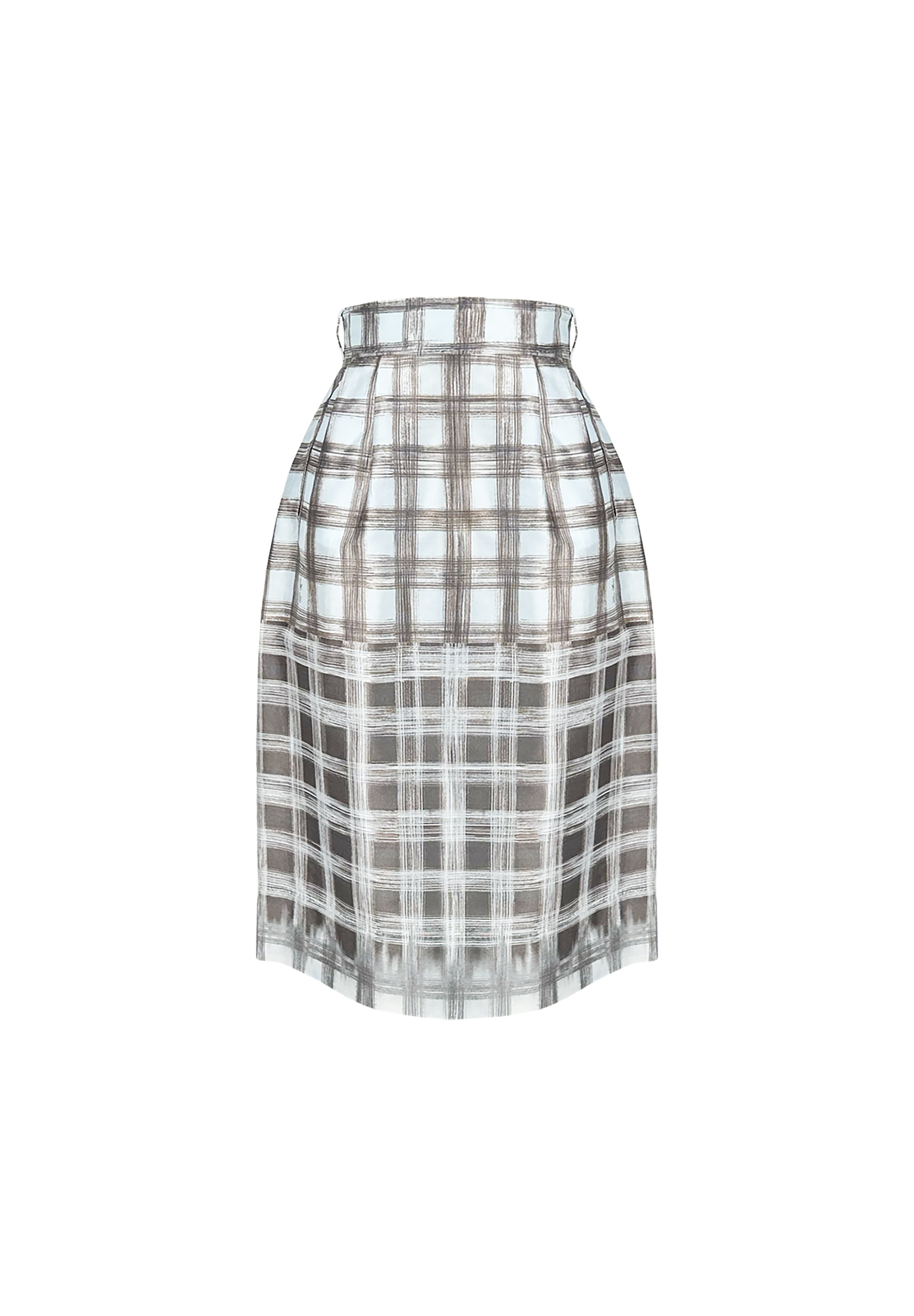 Loro Piana Plaid Skirt