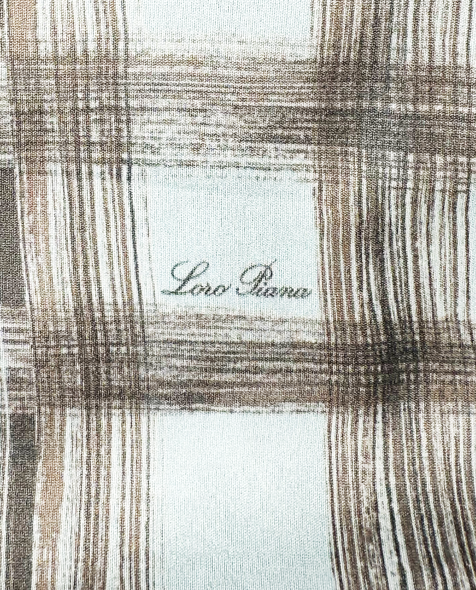 Loro Piana Plaid Skirt