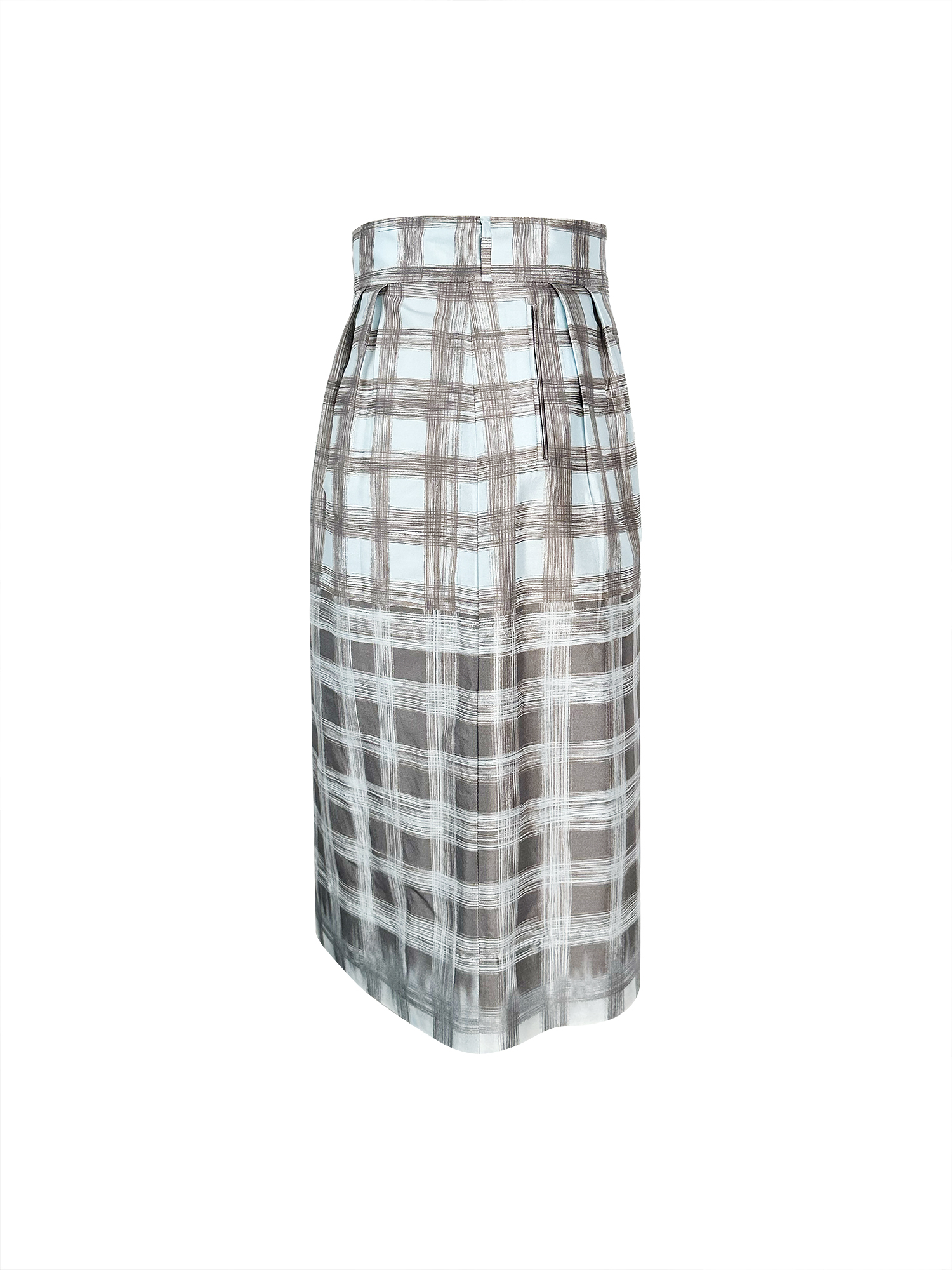 Loro Piana Plaid Skirt