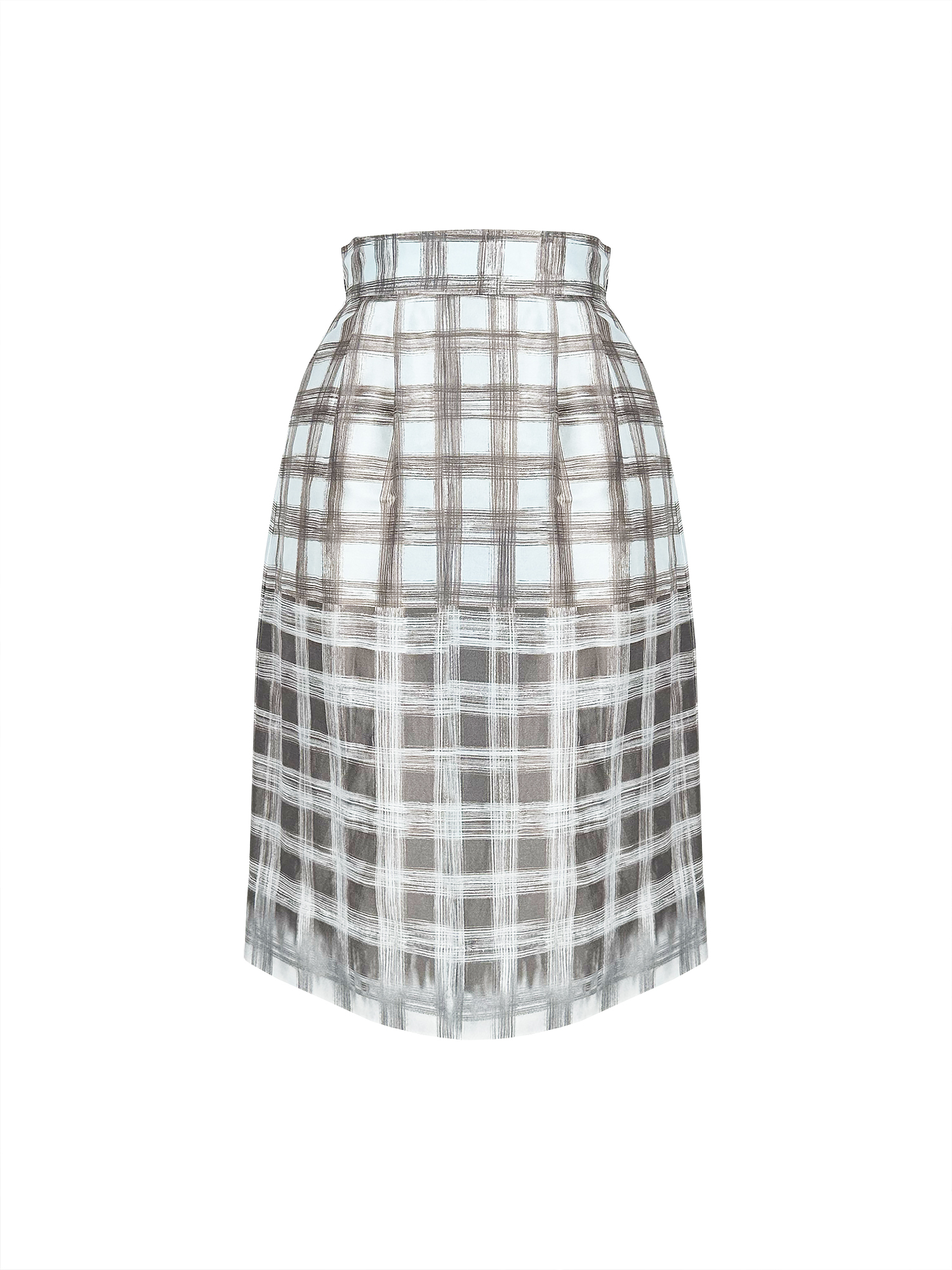 Loro Piana Plaid Skirt