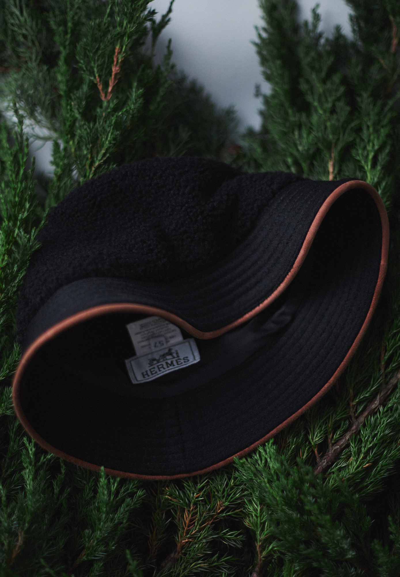 Hermès Panama With Leather Edging