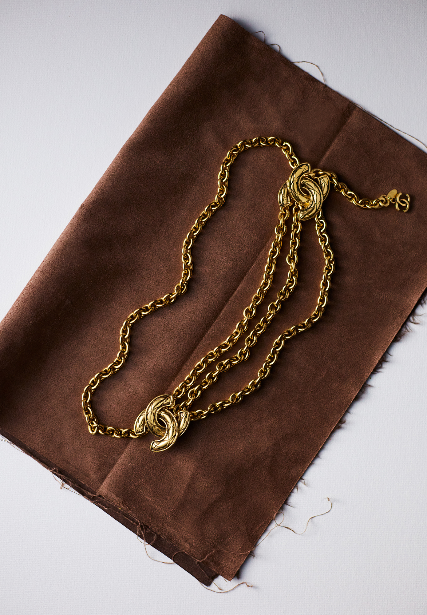 Chanel Logo Chain Belt