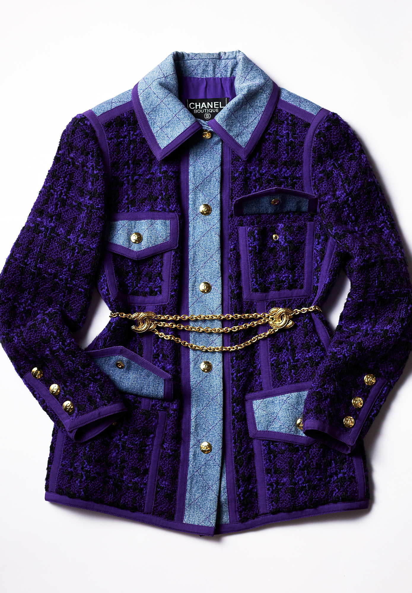 Chanel Logo Chain Belt