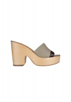 Chanel platform sandals