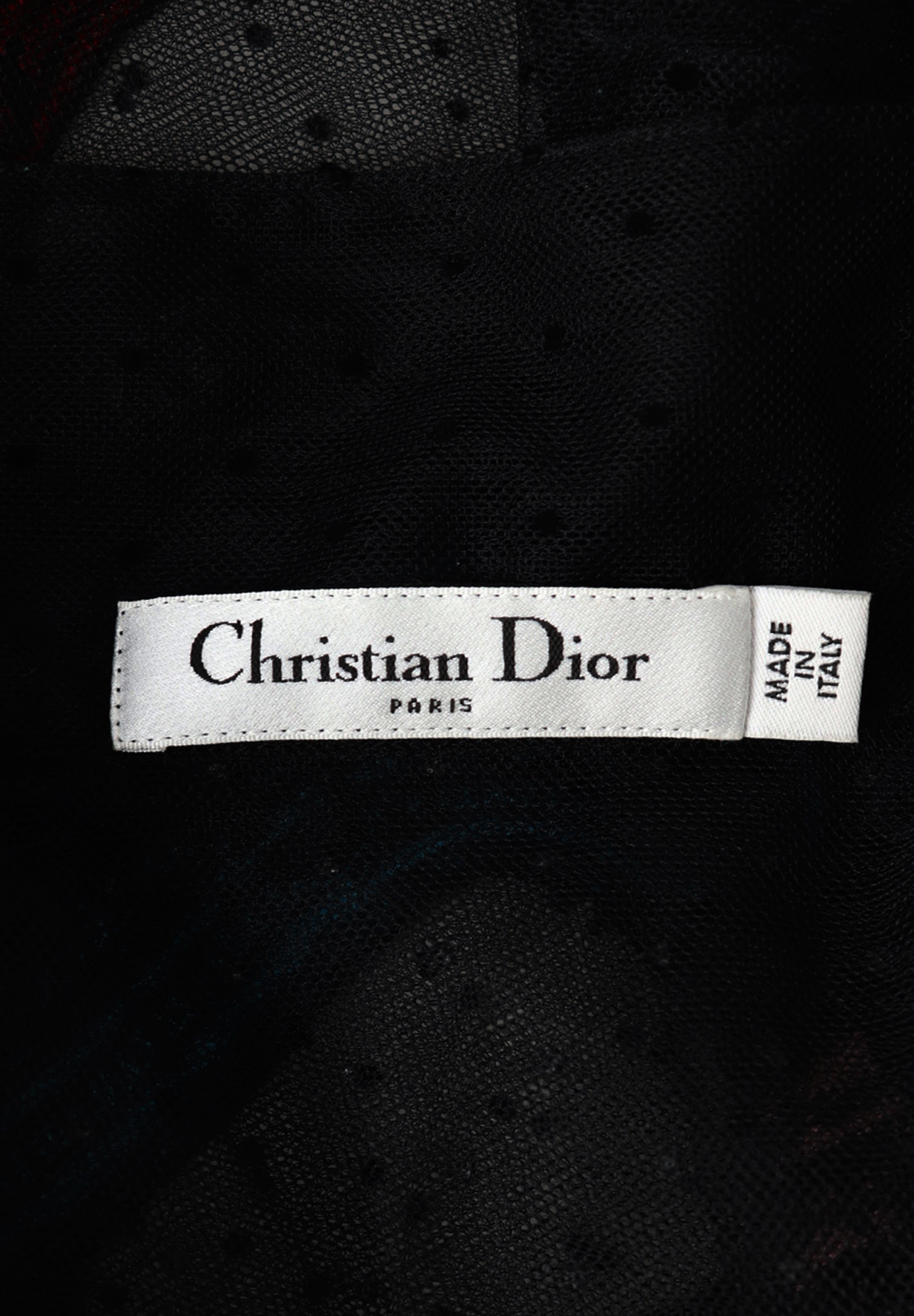 Christian Dior Black Skirt With Embroidery