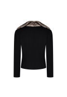 Christian Dior Cropped Jacket With Fur Collar