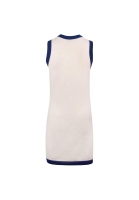 Chanel Cashmere Dress With Blue Trim