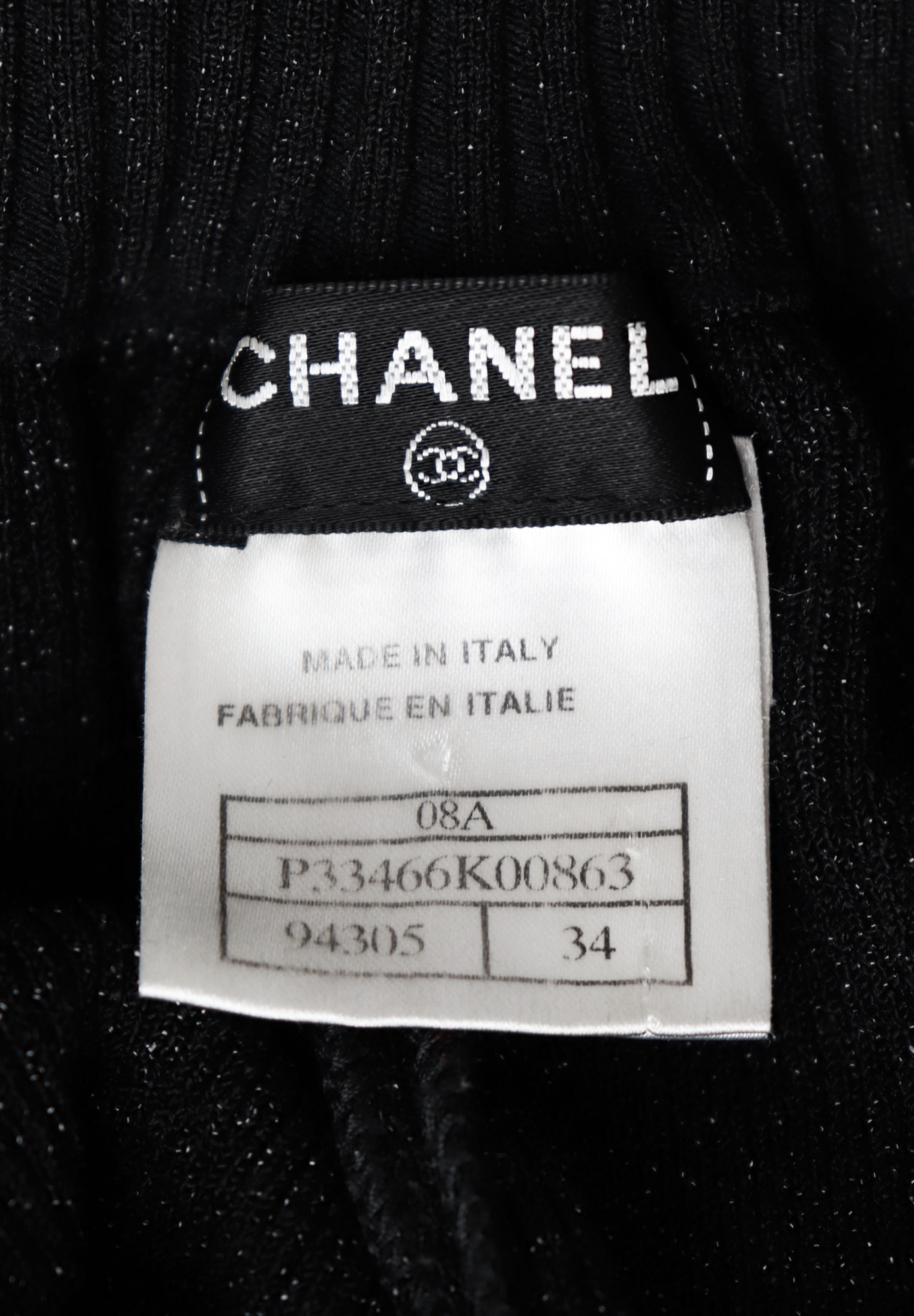 Chanel Shiny Knit Breeches