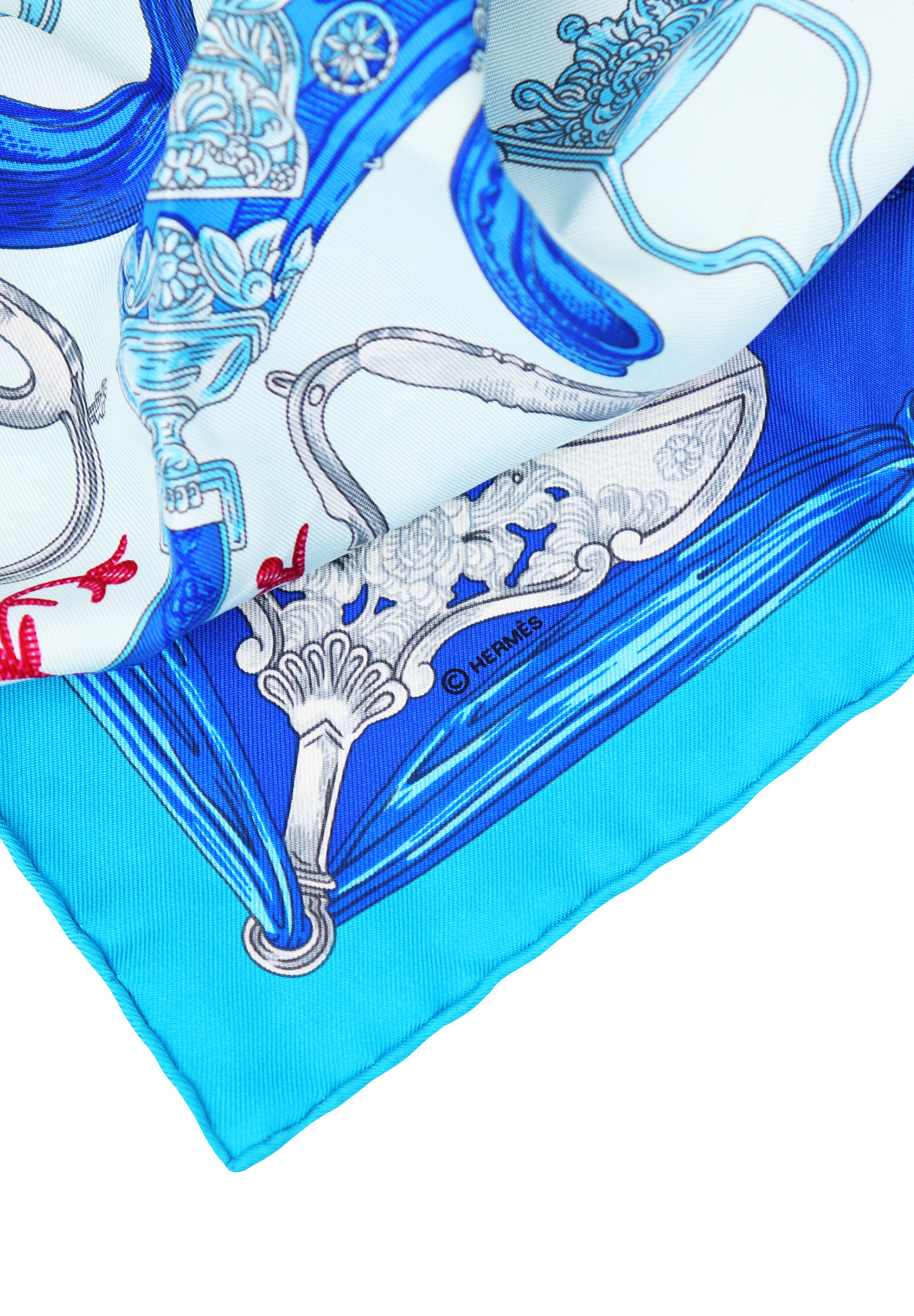 Hermès Étriers Silk Scarf