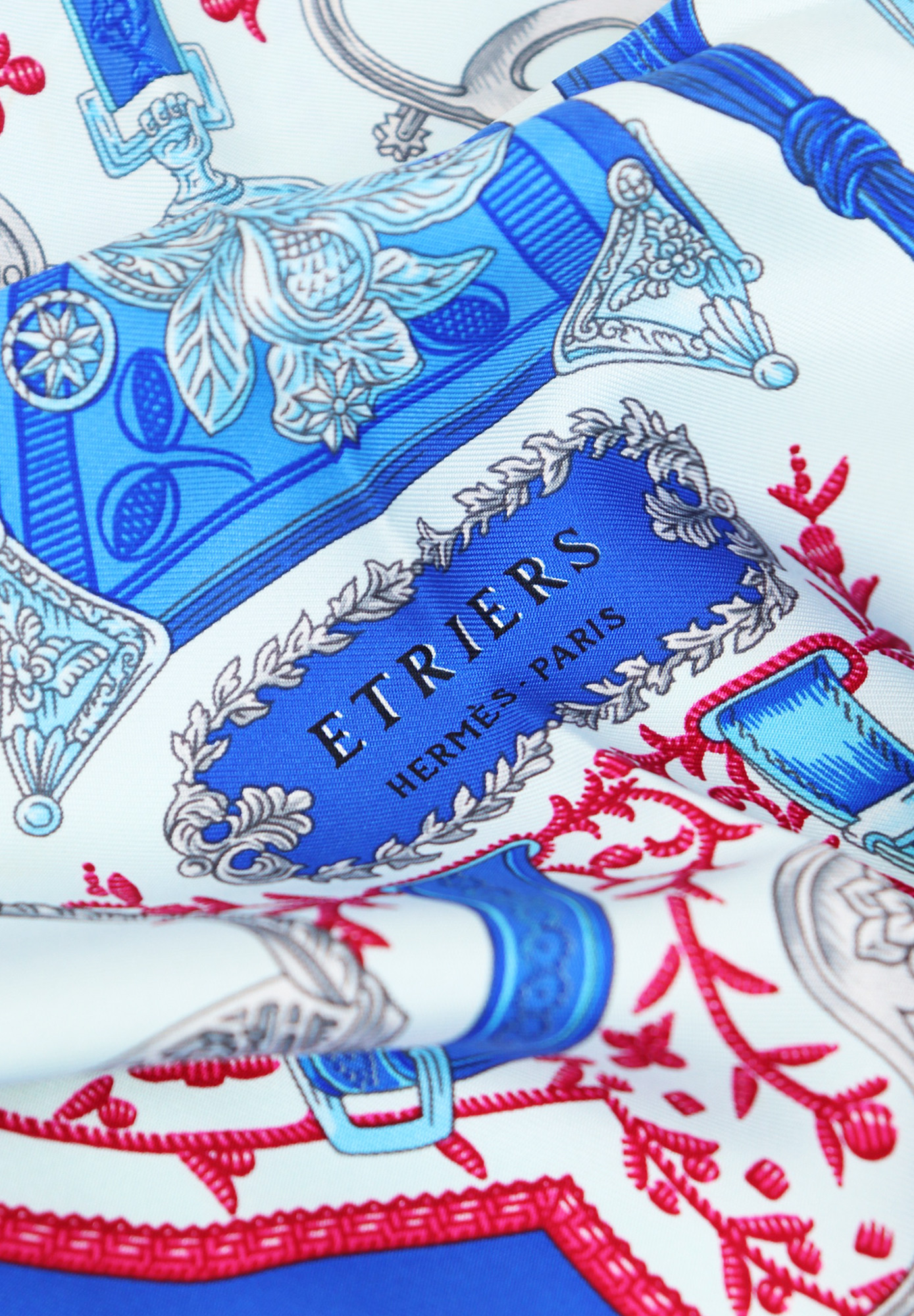 Hermès Étriers Silk Scarf
