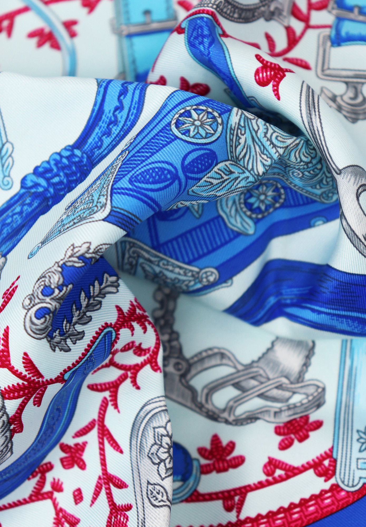 Hermès Étriers Silk Scarf