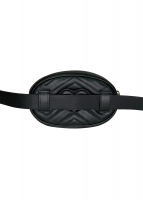 Gucci Black GG Marmont Belt Bag
