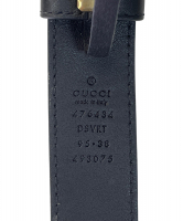 Gucci Black GG Marmont Belt Bag